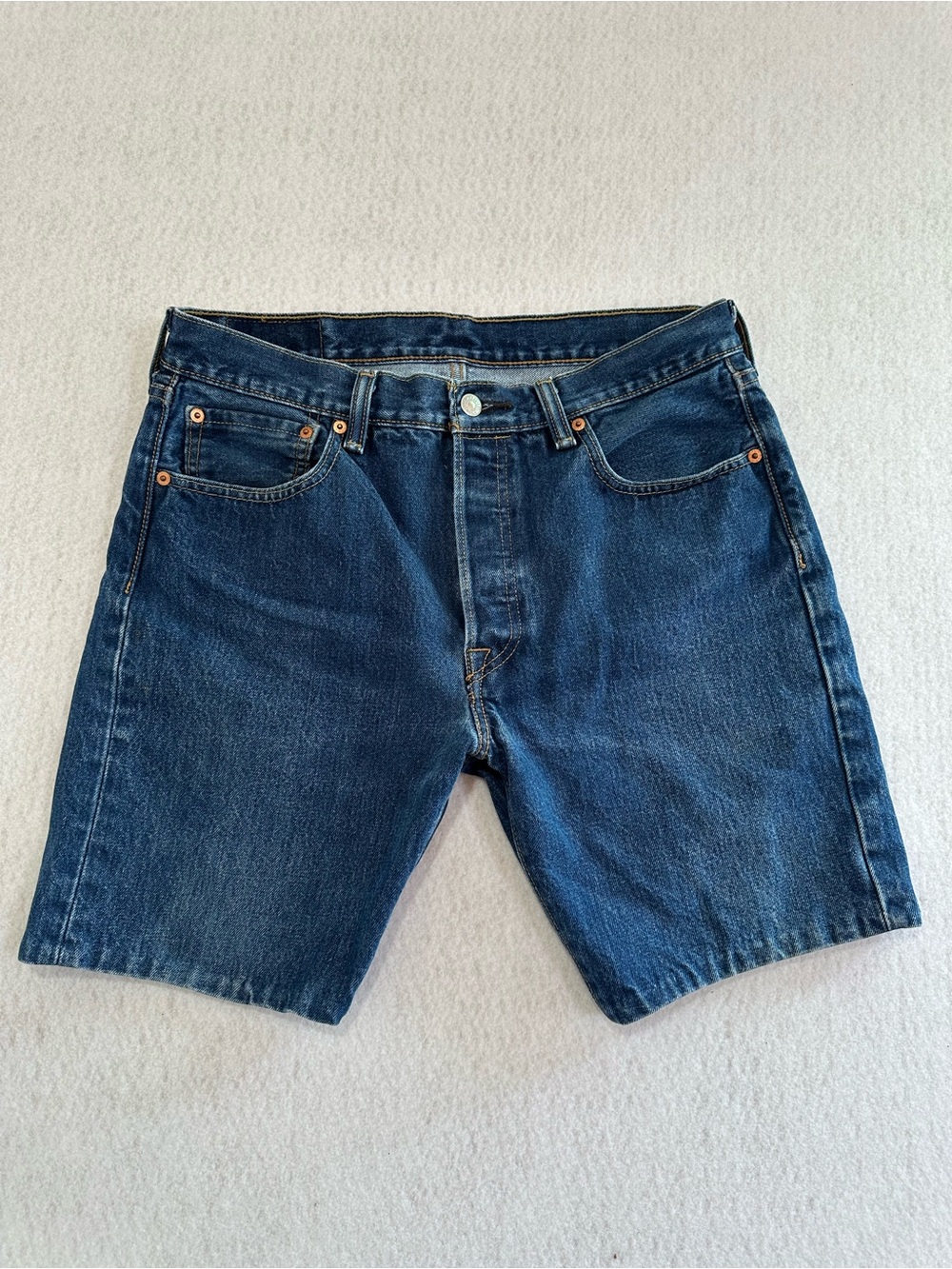 Levi's 501 Dark Blue Denim Men's Shorts